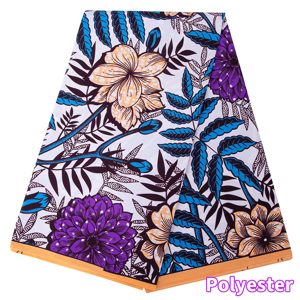 Sewing Batik Fabric - Ankara imprimé africain Batik Pagne véritable