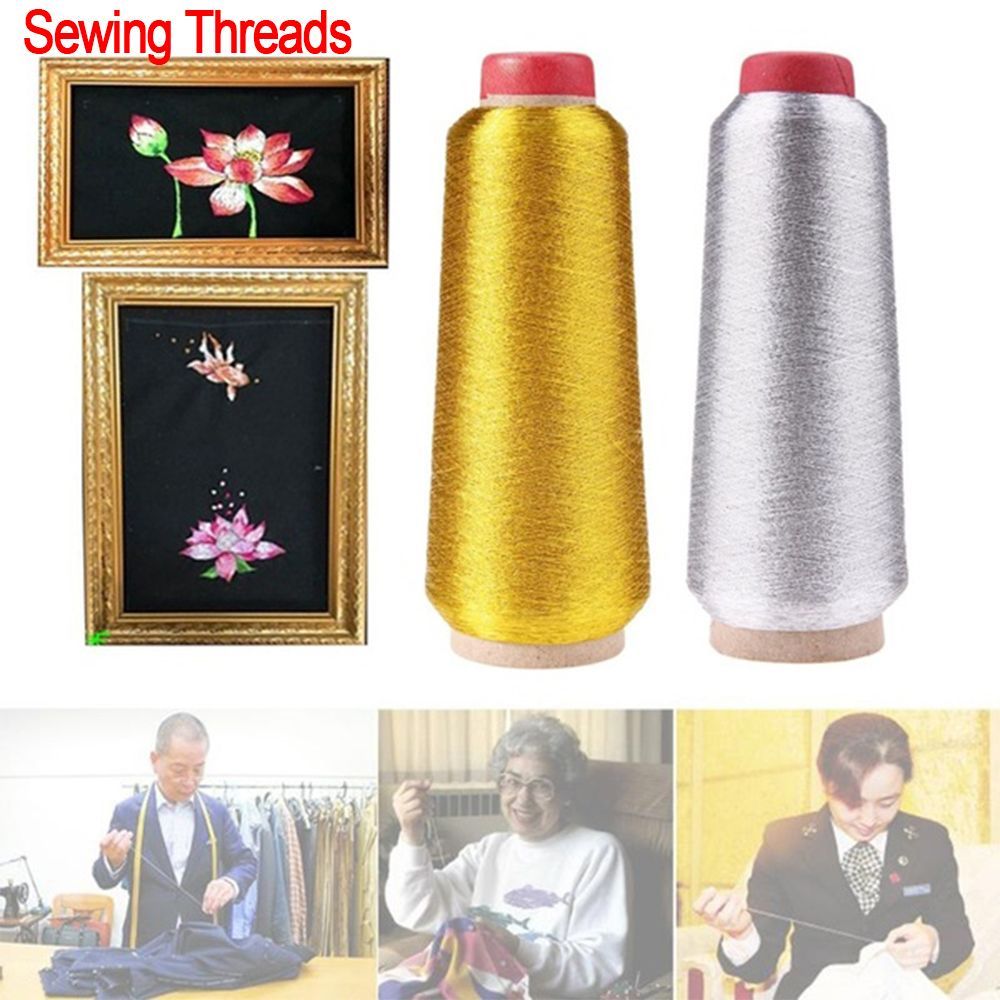Sewing Thread In Textile - Fils à Broder Or/Argent, Fil de