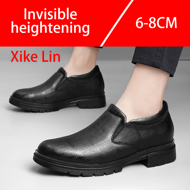 Sewing Latex - Chaussures en cuir décontractées pour hommes,
