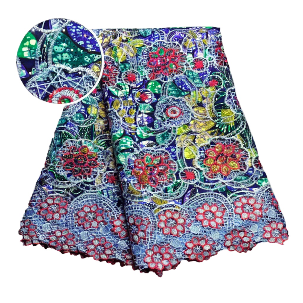 Sewing Batik Fabric - Tissu en dentelle cirée africaine 100