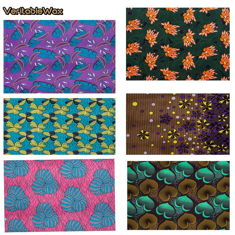 Sewing Batik Fabric - Batik africain à imprimés nigérians, véritable