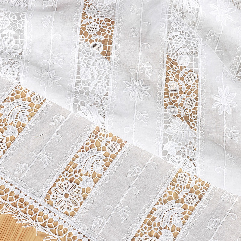 Sewing Thread In Textile - Nouveau tissu en coton à franges