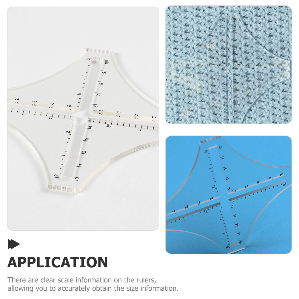 Règle de densité de tricot tra - Sewing Gauge Ruler avis et prix