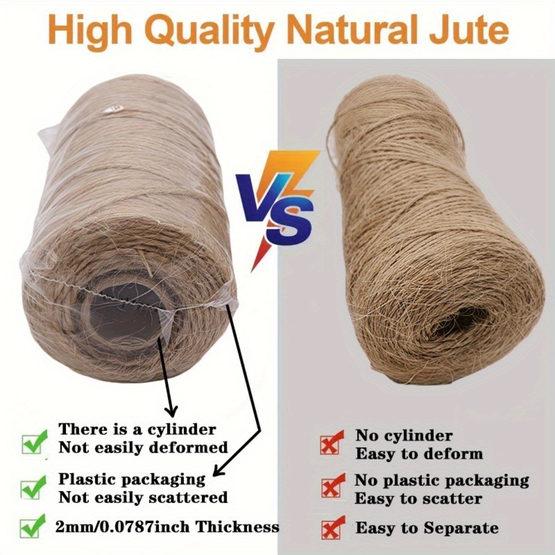 Cordon en jute naturel 2/3/4 m - Sewing Thread In Textile avis et prix
