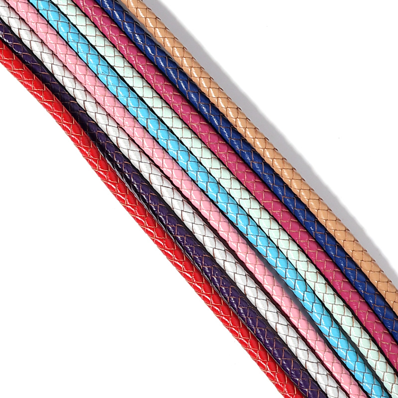 Cordon tressé en cuir véritabl - Sewing Thread In Textile avis et prix