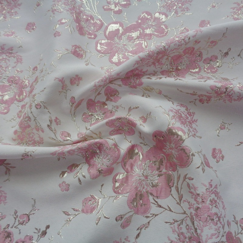 Tissu Jacquard Gaufré Floral 1 - Sewing Thread In Textile avis et prix